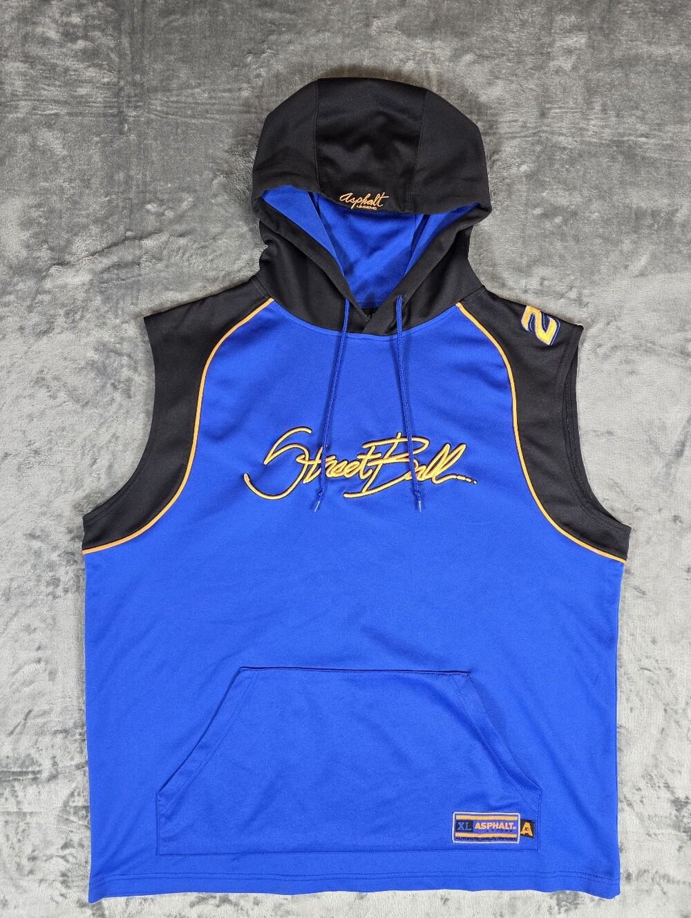 Vintage Starter Asphalt Legend Hooded Sleeveless Tank Top Muscle Shirt Size XL